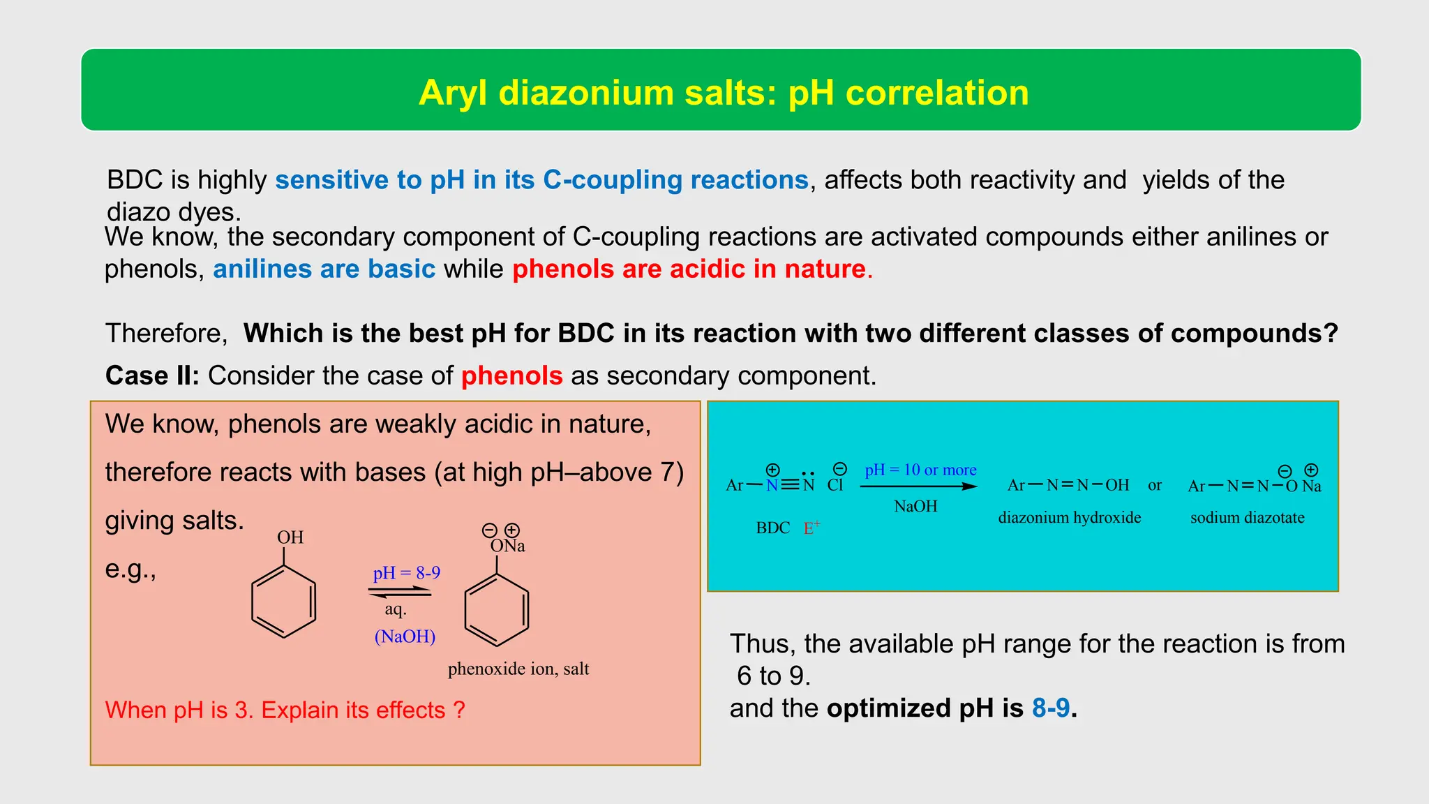 Benzene Diazonium Salts and its application | PPTX