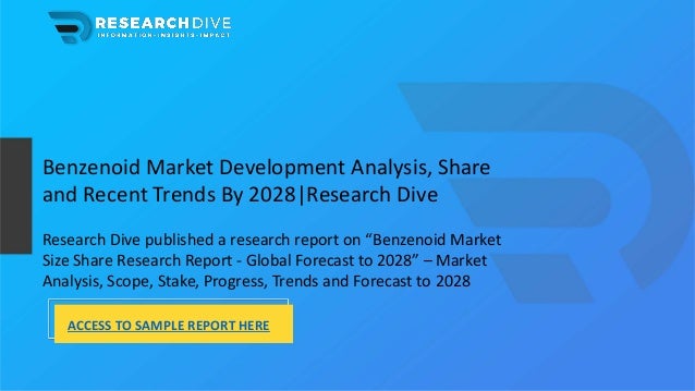 Benzenoid Market Development Analysis, Share
and Recent Trends By 2028|Research Dive
Research Dive published a research report on “Benzenoid Market
Size Share Research Report - Global Forecast to 2028” – Market
Analysis, Scope, Stake, Progress, Trends and Forecast to 2028
ACCESS TO SAMPLE REPORT HERE
 