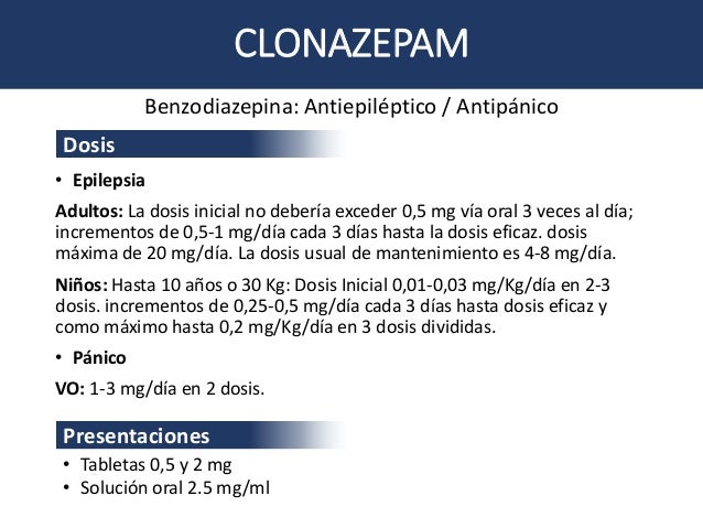 Diferencia Entre El Clonazepam Y Alprazolam