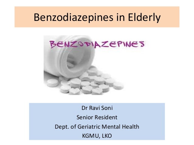 Diazepam And The Elderly