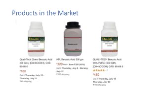 Products in the Market
 