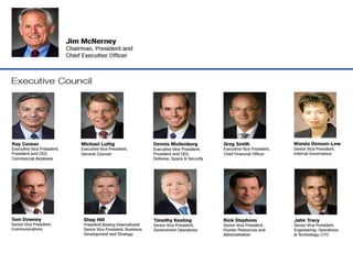 Beoing organizational structure