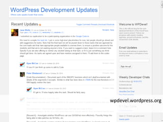 wpdevel.wordpress.org
 