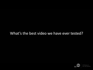 The strongest video we have seen so far?
What’s the best video we have ever tested?
 