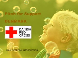 Pitch for Support
DENMARK
ANNA GEORGINA INTRODUCTION
 