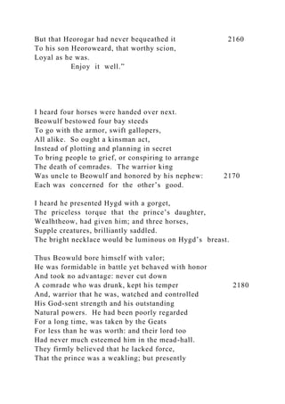 BEOWULF READING GUIDE AND COMPREHENSION QUESTIONS PART ONE .docx