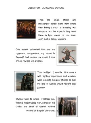 Beowulf summary | DOC