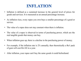 INFLATION & ITS EFFECTS