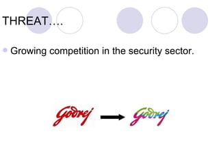 THREAT….

   Growing competition in the security sector.
 