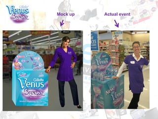 Mock up   Actual event
 