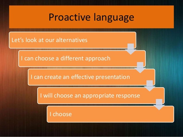 the 7 habits be proactive how to be proactive
