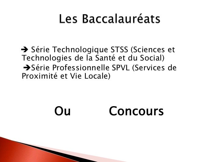 Présentation du BEP CSS