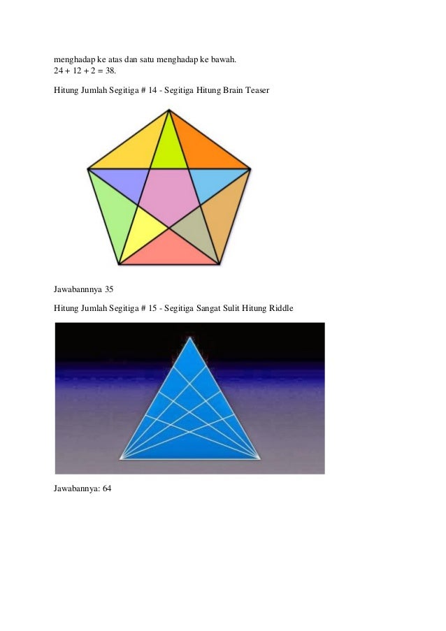 Berapa jumlah segitiga