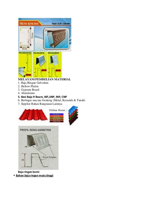 Berapakah harga pemasangan rangka atap baja ringan 