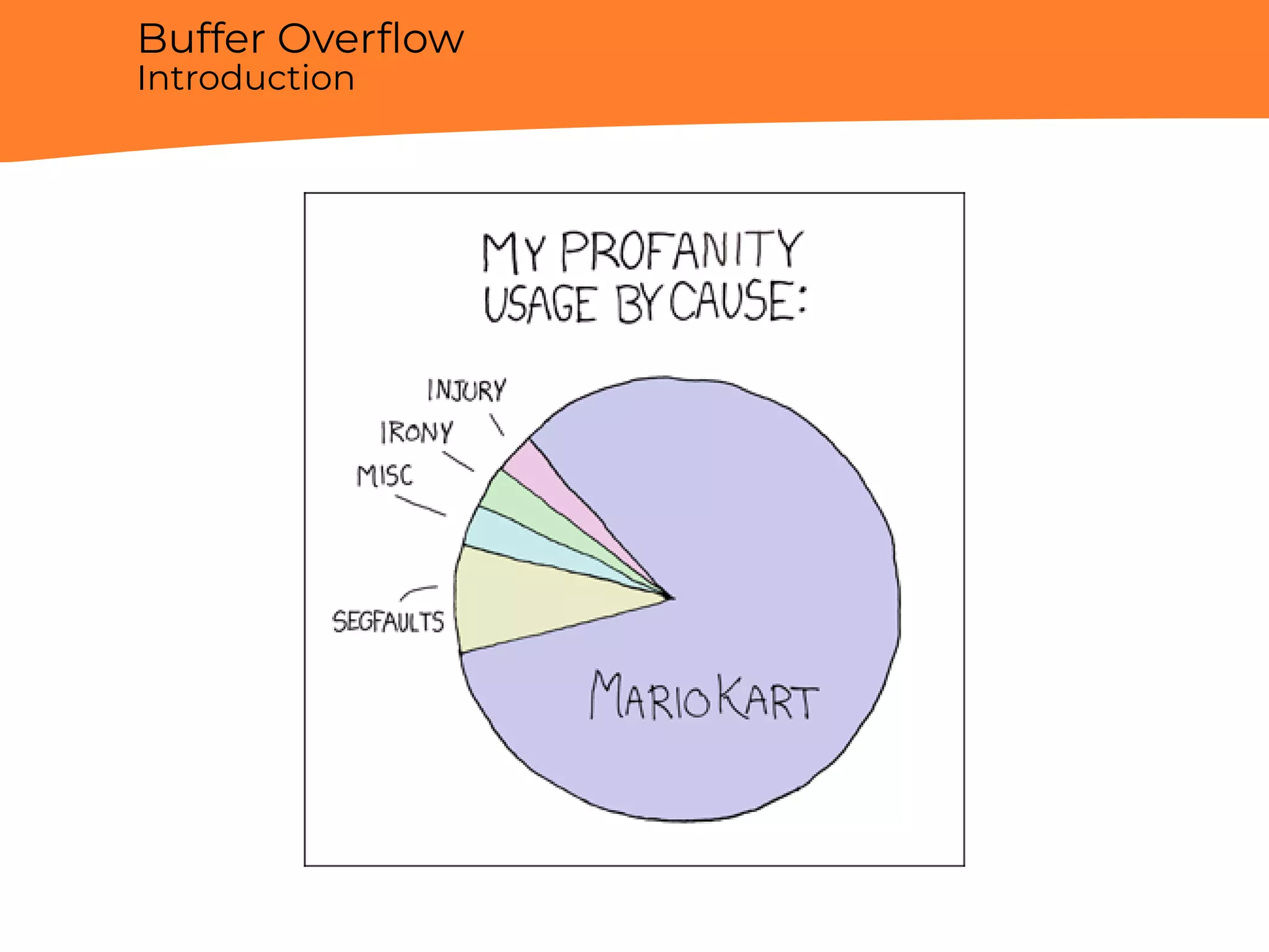 Buffer Overﬂow
Introduction
 