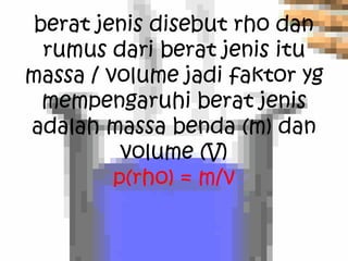 Berat jenis | PPT