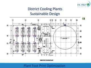 District Cooling Plants
Sustainable Design
Plant Foot Print Optimization
 