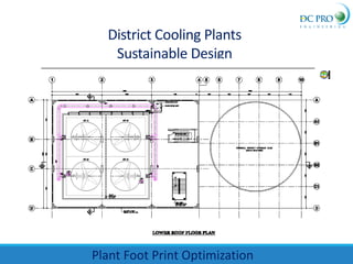 District Cooling Plants
Sustainable Design
Plant Foot Print Optimization
 