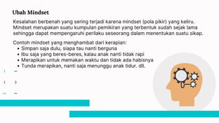 Simpan Mindset Berbenah rumah yang menyenangkan oleh fera marentika | PDF