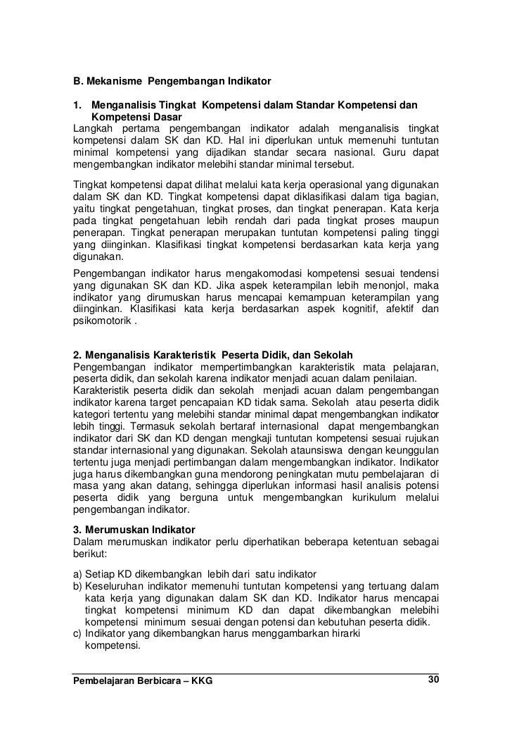 Pembelajaran Berbicara