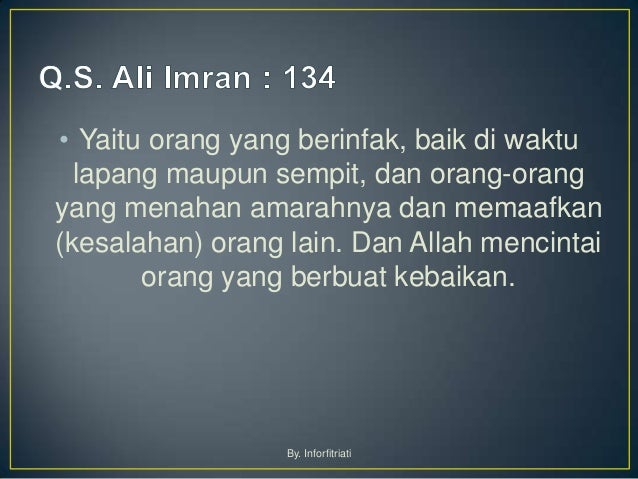 Berbuat Baik Ayat Ayat Al Quran