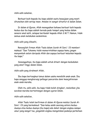 ibu bapa atau ibubapa
