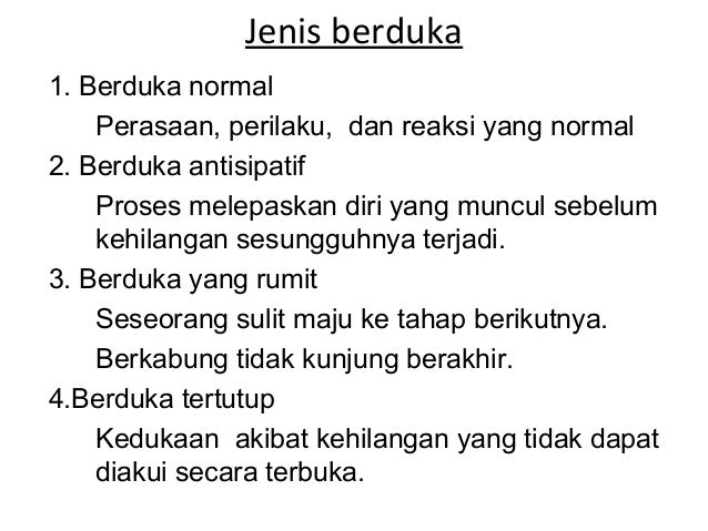 Berduka dan kehilangan - copy