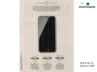 W & V, Nr. 27,
29.6.15, S 16ff
 