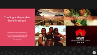 9
Creating a Memorable
Brand Message
Working with the Unimedia Advertising team, we
asked them to choose the most attractive footage
from the 20 minute documentary previously made to
create a 15 second interstitial to be shown 225
times per day on 11 screens throughout Shanghai
over a 14 day period.
 