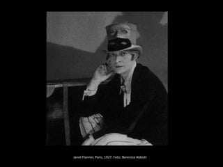 Janet Flanner, Paris, 1927. Foto: Berenice Abbott 
 