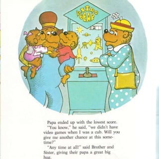 Berenstein bears trouble with money