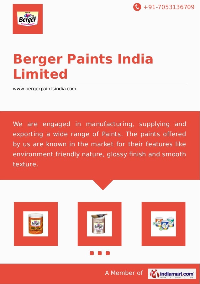 Berger paintsindialimited