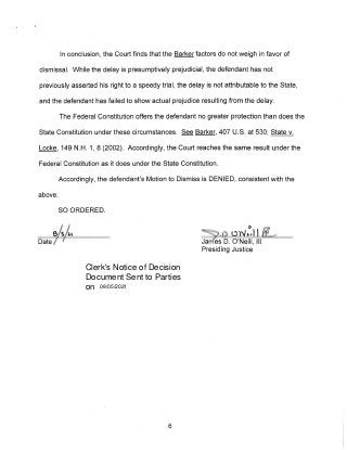 on
Document Sent to Parties
Clerk's Notice of Decision
08/05/2021
 