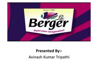 Presented By:-
Avinash Kumar Tripathi
 