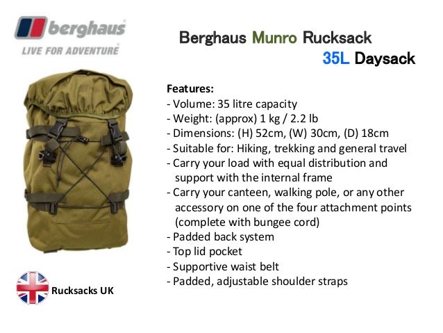 best 35 litre rucksack