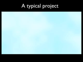A typical project
 