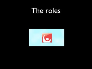 The roles
 
