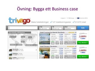 Övning: Bygga ett Business case
 