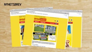 En utökad shoppingupplevelse
Inspiration
 