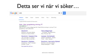 BERGHS SCHOOL OF COMMUNICATION
Detta ser vi när vi söker…
 