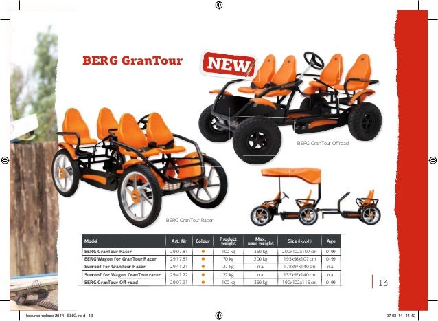 berg 4 seater bike