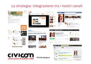 La strategia: integrazione tra i nostri canali
 