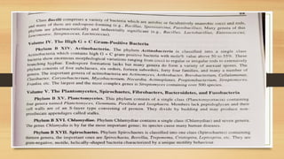 Bergys manual Bacteria used for bacteriaal classification | PPTX