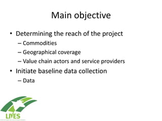 Value chain concepts: Perspective from LIVES   