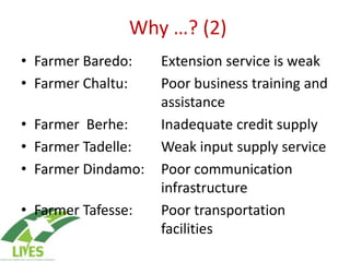 Value chain concepts: Perspective from LIVES   