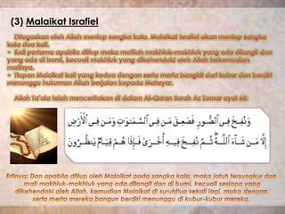 (3) Malaikat Israfiel