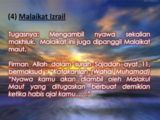 (4) Malaikat Izrail