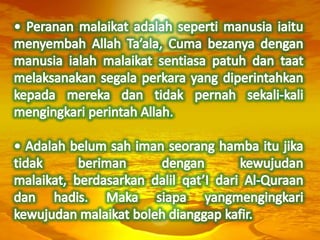 Beriman Kepada Malaikat