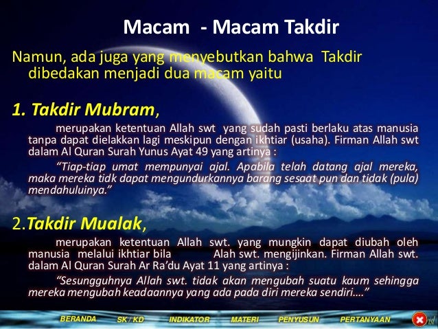 lirik takdir dan waktu