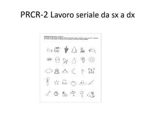 PRCR-2 Lavoro seriale da sx a dx
 